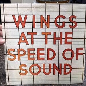 Paul McCartney Wings "At the Speed of Sound" 1976 Rock Pop LP Vinyl Record Album